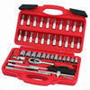 46PCS 1/4"DR.Socket Wrench Carrying Tool Box