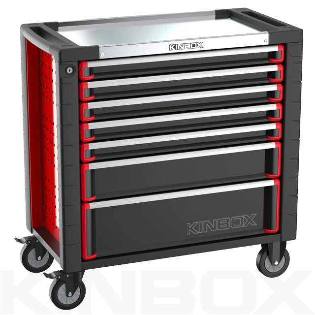 7 Drawer Hard Tool Cabinet For Car Fixing