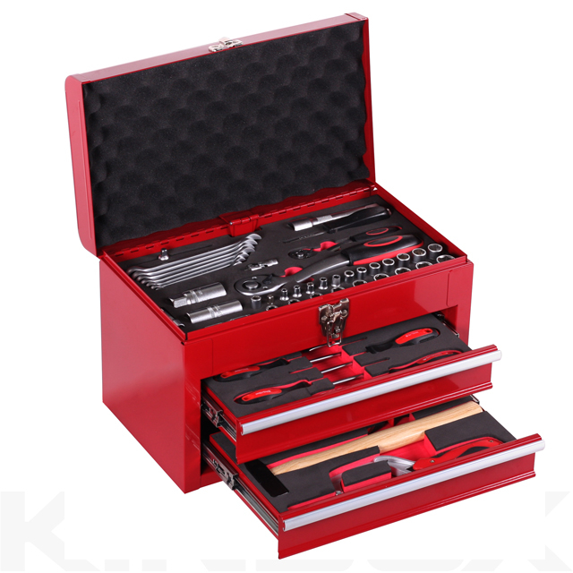 China 74PCS Hard Carry Tool Box manufacturers, 74PCS Hard Carry Tool