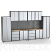 16 Pieces Metal Garage Storage And Workshop Cabinet System